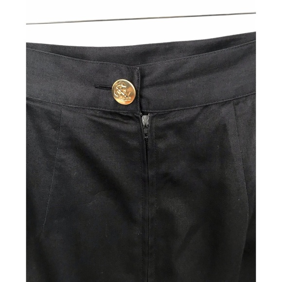 KORS Sz 10 BlK Wool Blend Mini Skirt - Picture 4 of 5